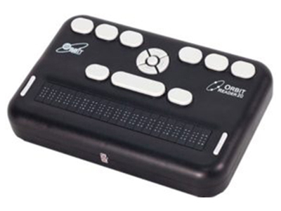 Foto de ANOTADOR CON LÍNEA BRAILLE ORBIT READER 20